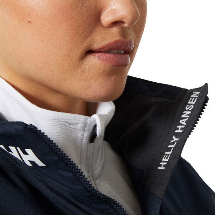 2024 Helly Hansen Mujer Crew Chaqueta De Vela De Capa Intermedia 34449 - Navy